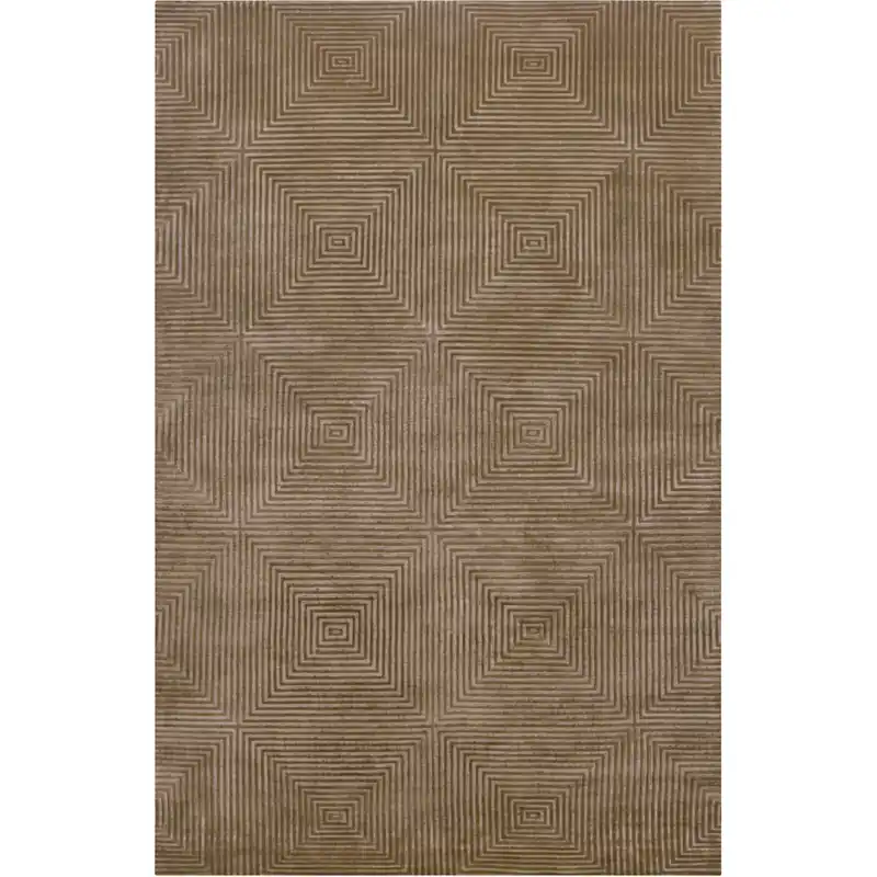 Instant Buy Luminous 96 X 60 inch Dark Brown, Medium Gray Rug