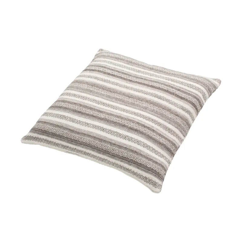 Isabella 30 X 30 inch Light Gray/Ivory/Charcoal/Dark Brown Pillow Kit Exclusive Offer