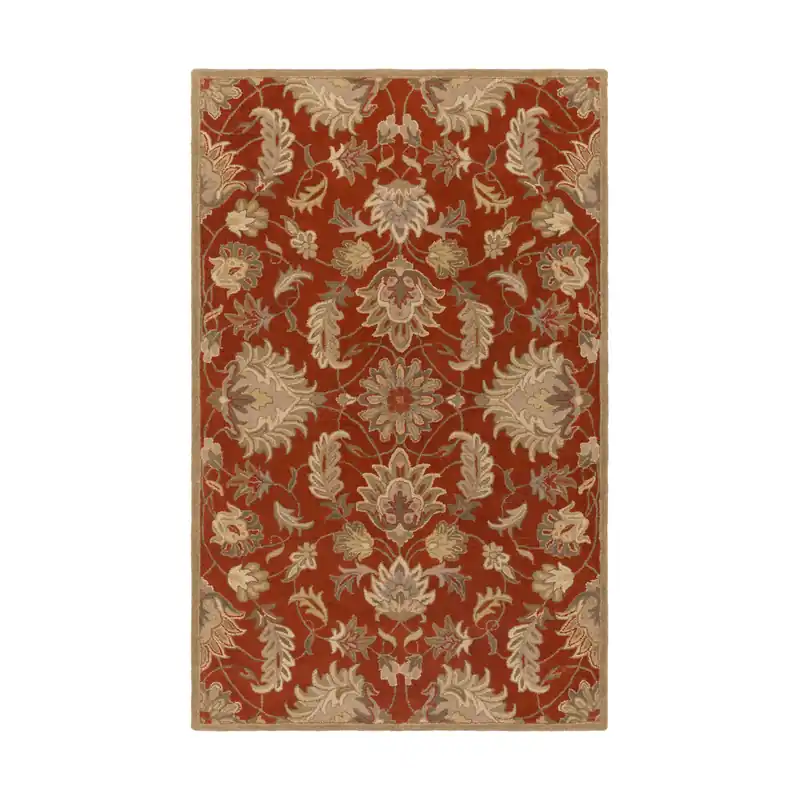Get Yours Caesar 180 X 144 inch Red and Neutral Area Rug, Wool