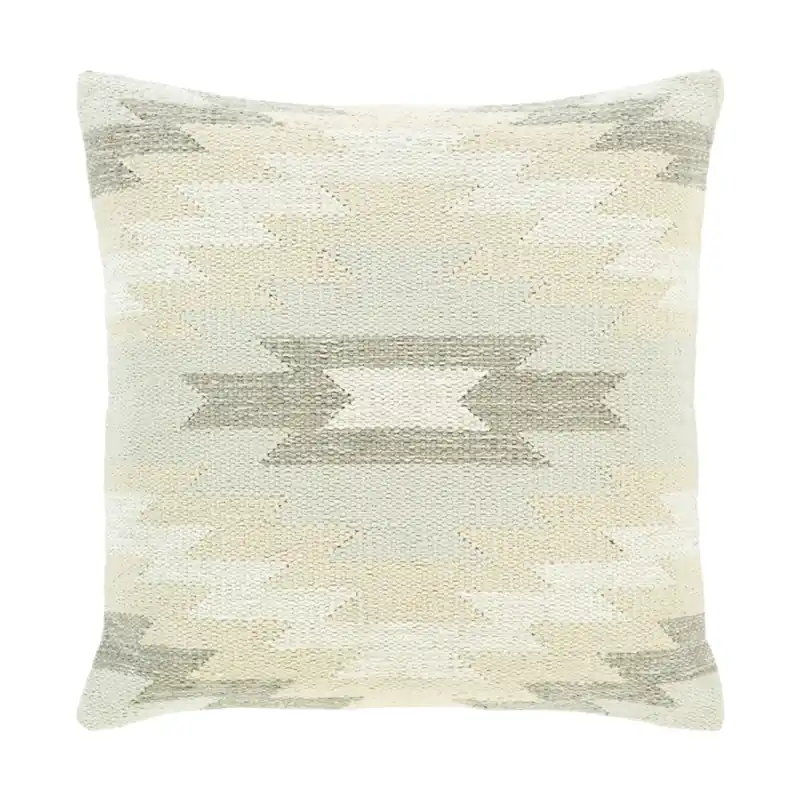 Original Anika 22 X 22 inch Ivory/Light Gray Pillow Kit, Square