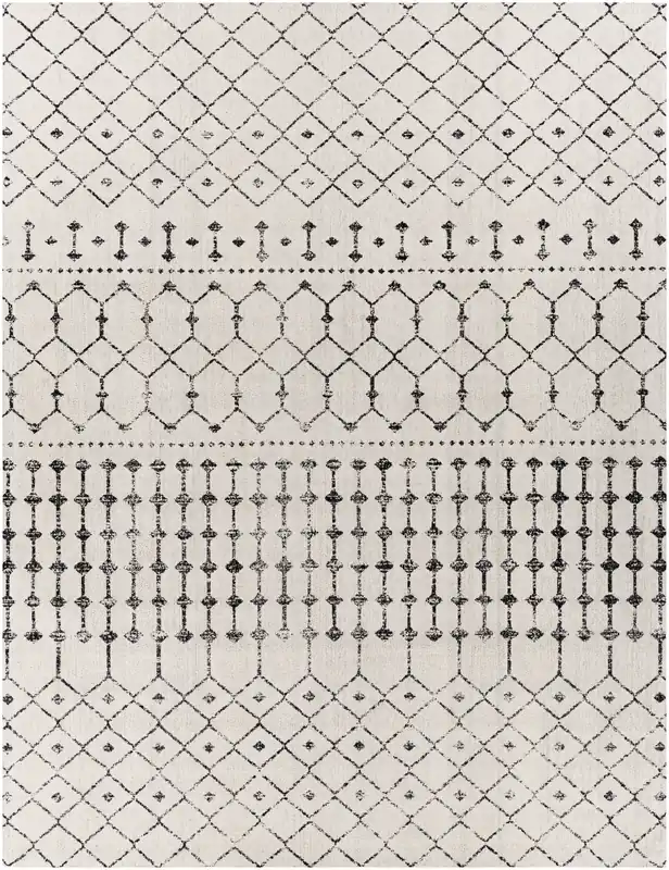 Amsterdam 120 X 96 inch Black Rug in 8 x 10, Rectangle Instant Buy