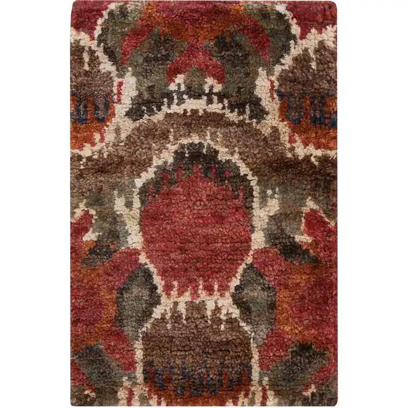 Scarborough 36 X 24 inch Orange and Brown Area Rug, Jute Authentic