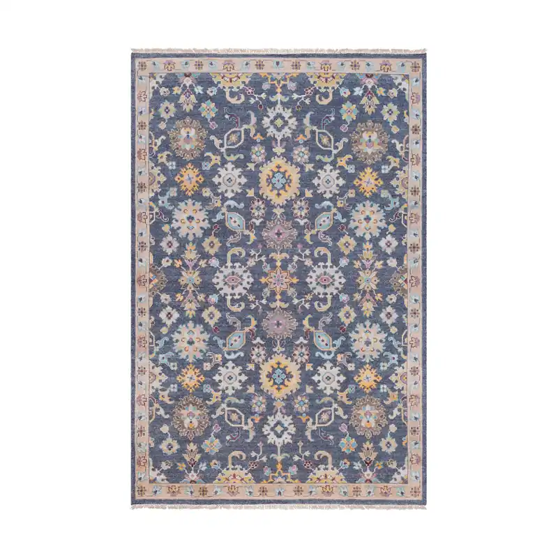 Millard 156 X 108 inch Charcoal/Beige/White/Camel/Bright Yellow/Aqua/Rose Rugs, Rectangle Warranty Included