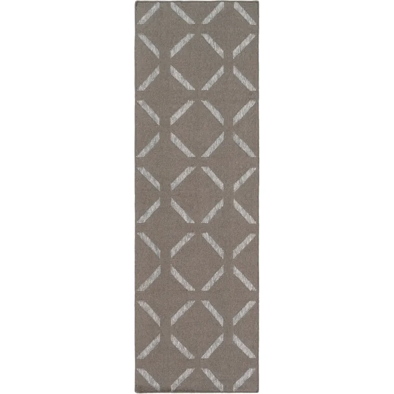 Get Yours Stallman 96 X 30 inch Dark Brown, Seafoam Rug