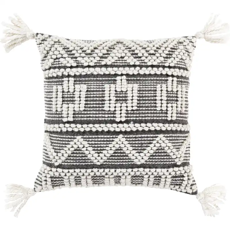 Limited Edition Faroe 18 X 18 inch Black Pillow Kit, Square