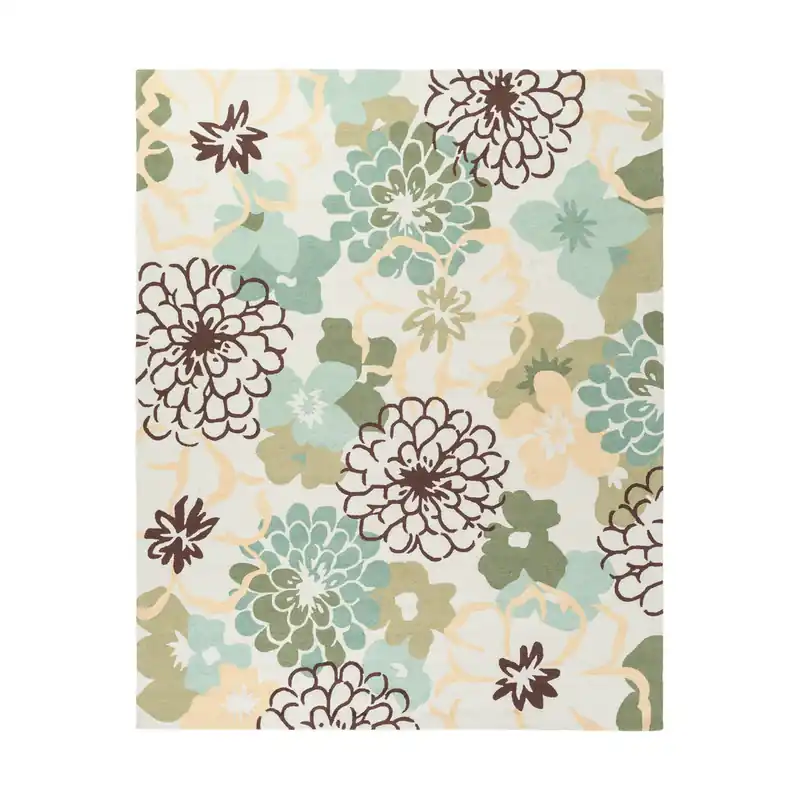 Secure Checkout Brentwood 120 X 96 inch Neutral and Yellow Area Rug, Polyester