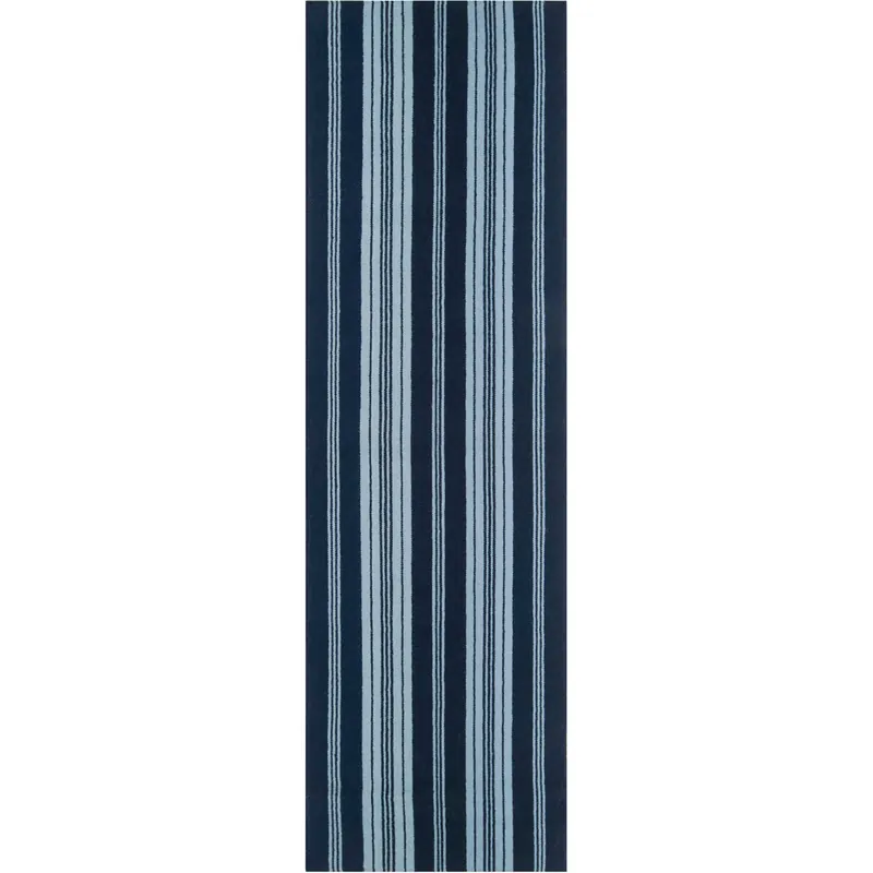 Super Sale Farmhouse Stripes 36 X 24 inch Light Gray, Ink Rug