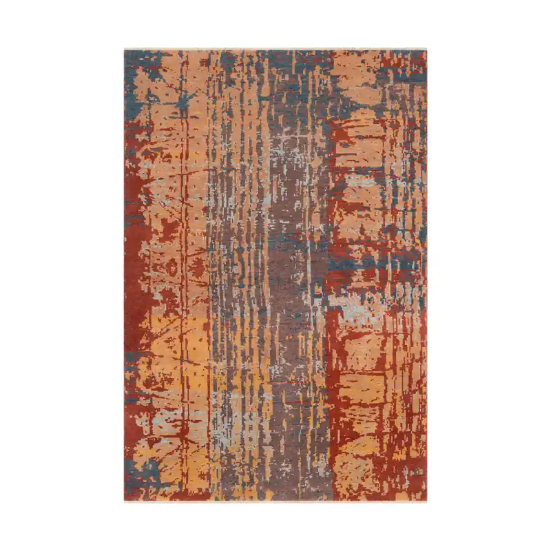 Limited Time Herkimer 156 X 108 inch Rust/Camel/Dark Brown/Aqua/Navy Rugs, Rectangle