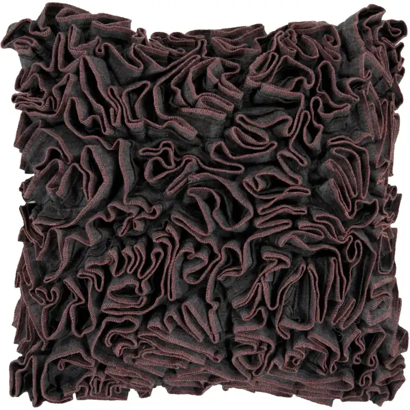 Danlia 22 inch Charcoal, Bright Purple Pillow Kit Express Delivery