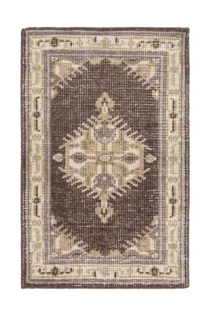 Zahra 66 X 42 inch Camel/Light Gray/Medium Gray/Dark Brown/Ivory Rugs, Wool Clearance