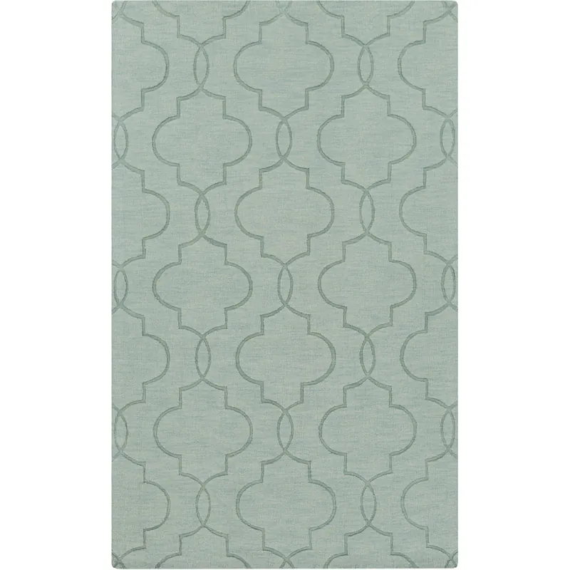 Best Seller Mystique 132 X 96 inch Green Area Rug, Wool