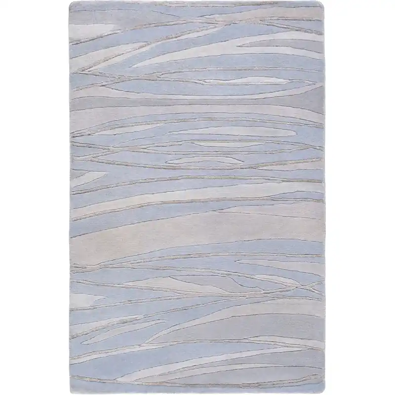 Shibui 36 X 24 inch Denim/Taupe/Khaki/Ivory/Camel Rugs, Semi-Worsted New Zealand Wool and Viscose Viral