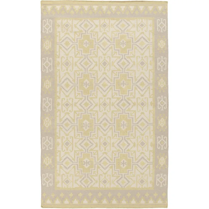 Jewel Tone II 132 X 96 inch Beige, Taupe, Olive Rug Money Back Guarantee