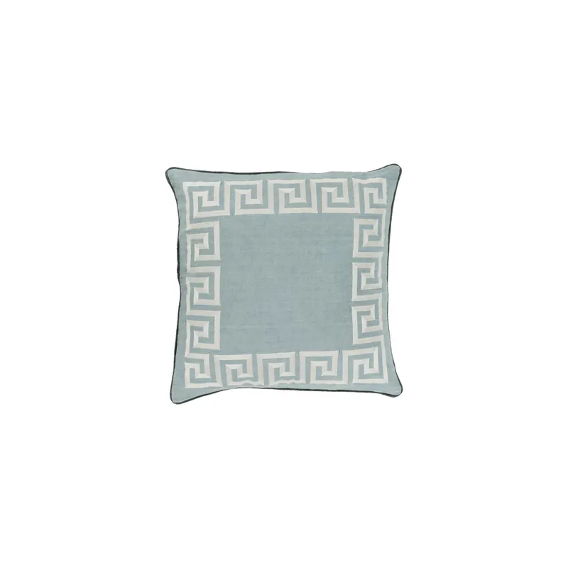 Final Sale Gramercy 22 X 22 inch Lime and Light Gray Throw Pillow