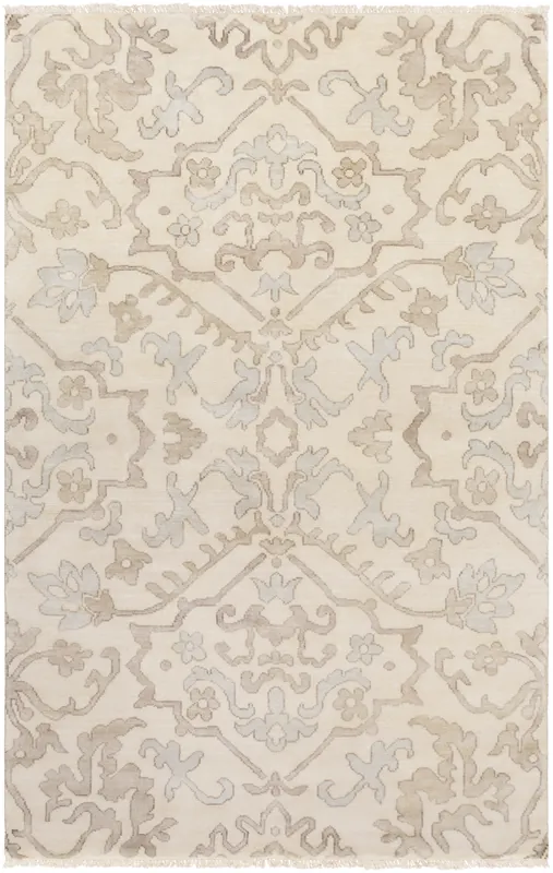 Fantasia 156 X 108 inch Light Gray Rug, Rectangle Hassle-Free Returns