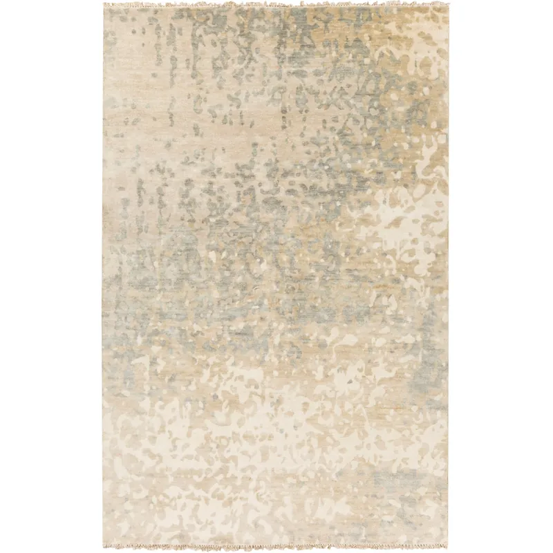 Windsor 36 X 24 inch Ivory/Light Gray/Khaki Rugs, Wool Free Returns