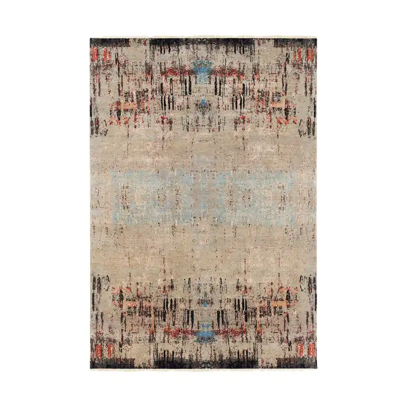 Colaba 36 X 24 inch Camel/Aqua/Tan/Butter/Peach/Rust/Coral/Black Rugs Exclusive Offer