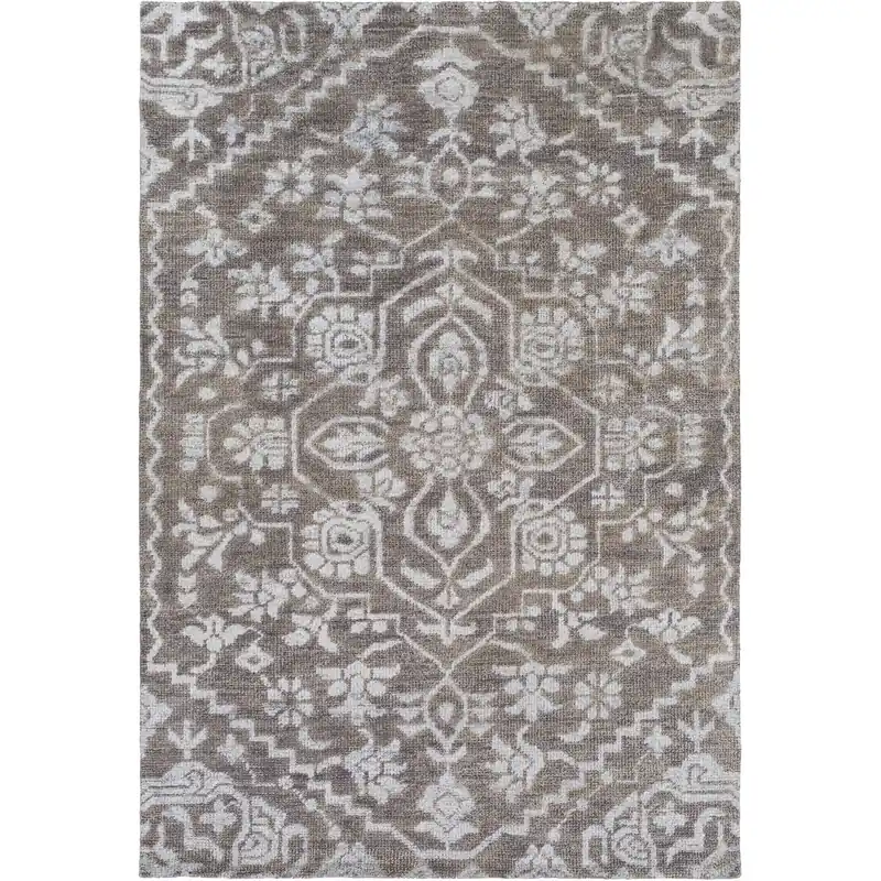 Price Cut Kinnara 144 X 108 inch Blue and Blue Area Rug, Wool and Viscose