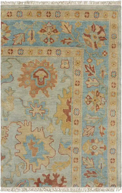 Hillcrest 36 X 24 inch Sage Rug in 2 x 3, Rectangle Hot Deal