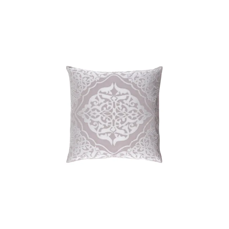 Adelia 22 X 22 inch Medium Gray and Light Gray Throw Pillow Buy Today