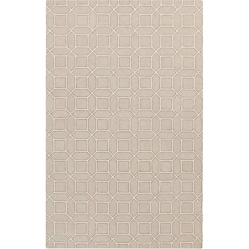 Lucka 120 X 96 inch Neutral and Neutral Area Rug, Wool Popular
