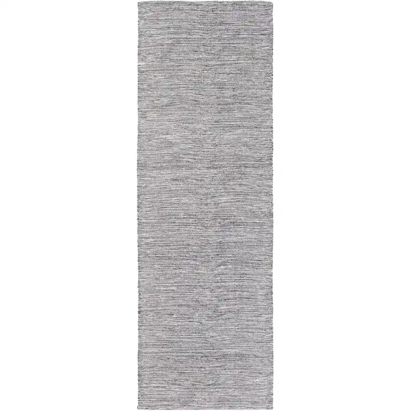 Holmes 156 X 108 inch Black and Neutral Area Rug, Viscose and Wool Discount