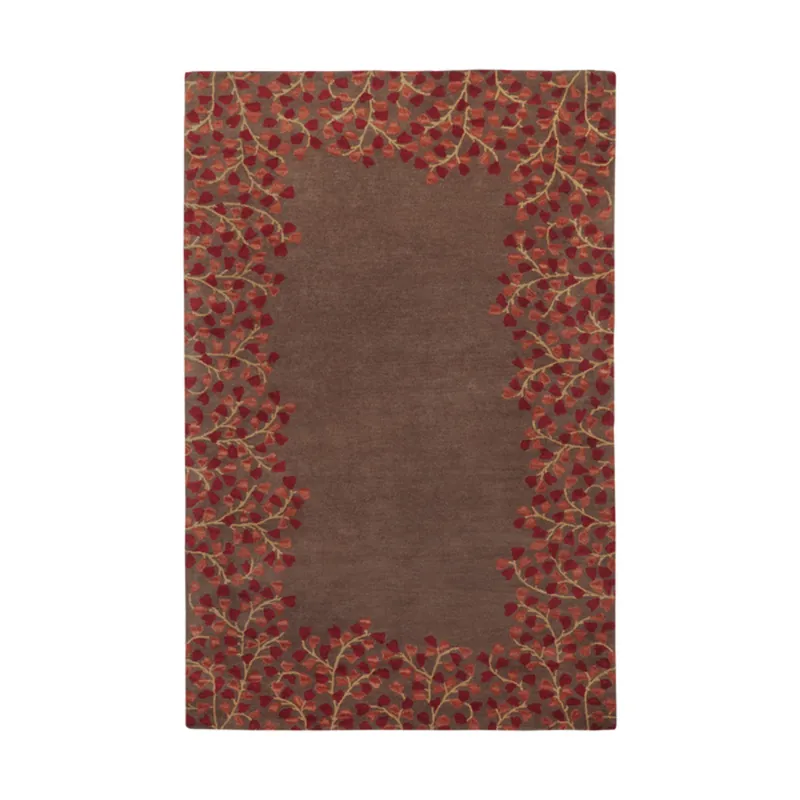 Athena 180 X 144 inch Red and Brown Area Rug, Wool Buy Online