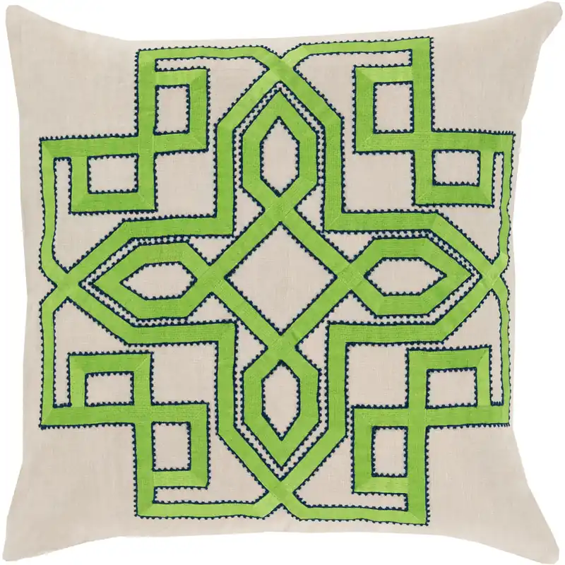 Clearance Gatsby 20 inch Navy, Khaki, Lime Pillow Kit