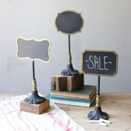 Chalkboard Label Stands Set of 3 Don’t Miss Out