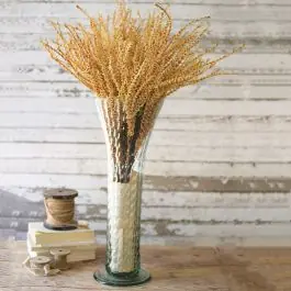 Textured Glass Trumpet Style Vase Top Pick