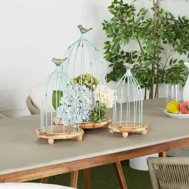 Decorative Birdcage Cloche Collection Set of 3 Next Day Delivery