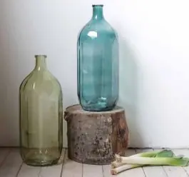 Old Glass Bottle Reproduction Set of 2 Hot Deal