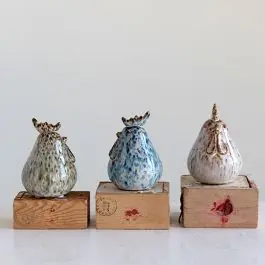 Decorative Stoneware Chicken Set of 3 Free Delivery
