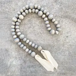 Wood Bead Garland Decor Hassle-Free Returns