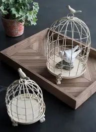 Decorative Iron Bird Cage Set of 2 Affordable