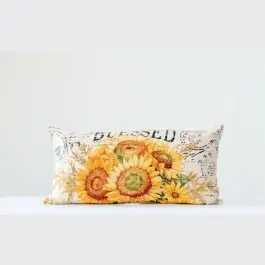 Sunflowers Accent Pillow Luxury