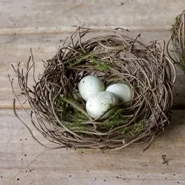 Direct From Manufacturer Faux Moss Decorative Nest Set of 2