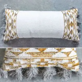 Woven Kilim Pillow With Tassels Super Sale