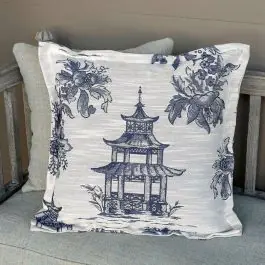 Pagoda Print Pillow Holiday Sale