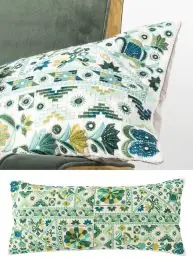Pretty Patchwork Lumbar Pillow Fan Favorite