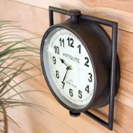 Metal Framed Decorative Wall Clock Holiday Sale