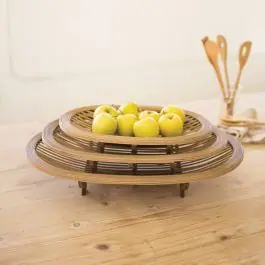 Oval Bamboo Tray Set of 3 Big Sale