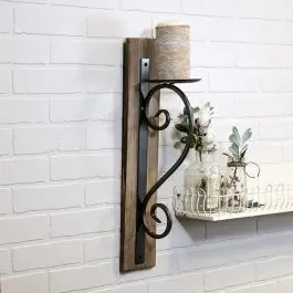 Rustic Elegance Candle Sconce Buy Direct