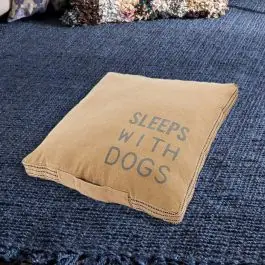 Premium Washed Canvas Dog Bed Pillow