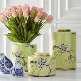 Patterned Ceramic Ginger Jars Set of 3 Editor’s Pick