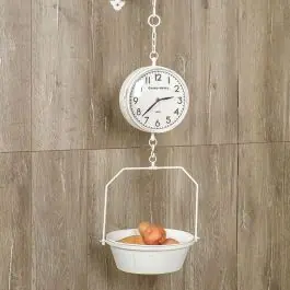 General Store Hanging Scale Clock Crafted