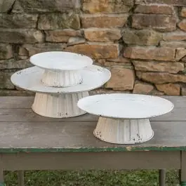 Order Now Distressed White 3 Tier Stand