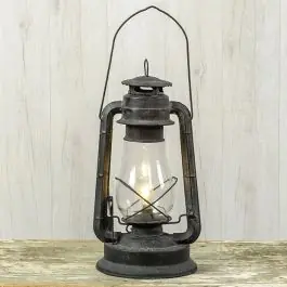 Vintage Inspired Tabletop LED Lantern Same Day Shipping