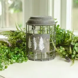7 Inch Rustic Fern Jar Price Drop