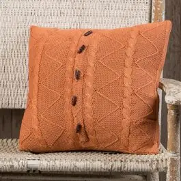 Twist Knit Throw Pillow One Day Deal